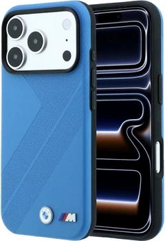 Чохол для смартфона BMW M Tire Track Metal Logo MagSafe для Apple iPhone 18 Pro Max / Apple iPhone 17 Pro Max Blue (3666339667566)