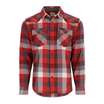 Сорочка Simms Santee Flannel Auburn Red/Slate Buffalo Check S (13559-2094-20)