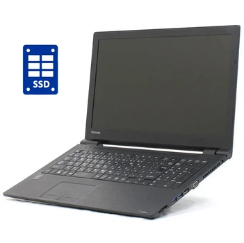 Ноутбук Б-класс Toshiba Dynabook B35 / 15.6" (1366x768) TN / Intel Core i3-5005U (2 (4) ядра по 2.0 GHz) / 8 GB DDR3 / 128 GB SSD / Intel HD Graphics 5500 / WiFi-адаптер б/у