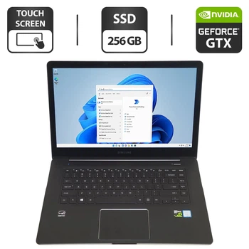 Ноутбук Samsung ATIV Book 9 Pro NP940Z5L / 15.6" (3840x2160) IPS Touch / Intel Core i7-6700HQ (4 (8) ядра по 2.6 - 3.5 GHz) / 16 GB DDR4 / 256 GB SSD / nVidia GeForce GTX 950M, 2 GB GDDR5, 128-bit / WeCam б/в