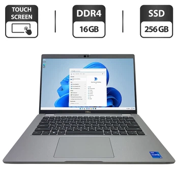 Ультрабук Б-класс Dell Latitude 5420 / 14" (1920x1080) IPS Touch / Intel Core i5-1145G7 (4 (8) ядра по 4.4 GHz) / 16 GB DDR4 / 256 GB SSD / Intel Iris Xe Graphics / WebCam б/у