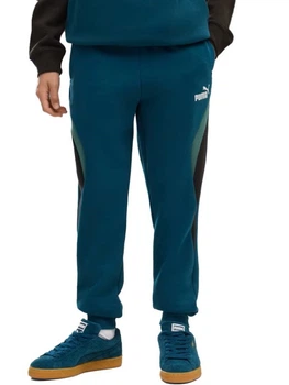 Подростковые спортивые штаны для мальчиков Puma Essentials Block 69473636 134-140 см Синие (4070033454671)