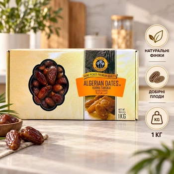 Фініки алжирські Salim Haddoud Algerian Dates Kurma Tangkai — 1 кг