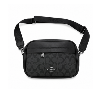 Сумка через плечо Coach кросси-боди Монограмнная 25 х 16 cм