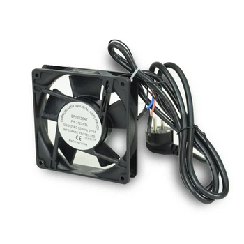 Вентилятор AXON LINK Fan-120-P 120*120, 220В, з кабелем живлення пластиковий (305733)