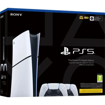 Ігрова приставка Sony PlayStation 5 Slim Digital Edition 825GB White + DualSense Wireless Controller White (1000042066)
