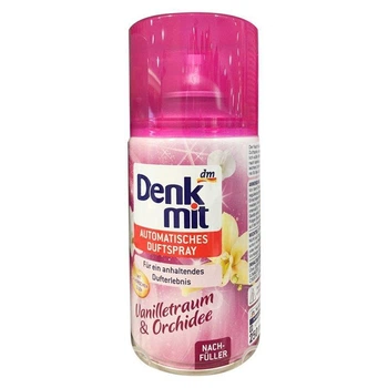 Змінний балон для автоматичного освіжувача повітря Denkmit Vanilla Dream & Orchid, 250 мл