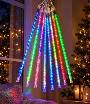 Гирлянда Палочки с LED лентой 8 шт., 3 × 0,3 м, мультиколор, 220 В, 1853-01