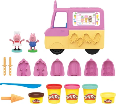 Набор для лепки Hasbro Play-Doh Машинка с мороженым Свинка Пеппа (F3597)