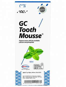 Реминерализующий гель Tooth Mousse, тус мус GC Тусс мусс, ДжиСи 35 мл. гель для зубов