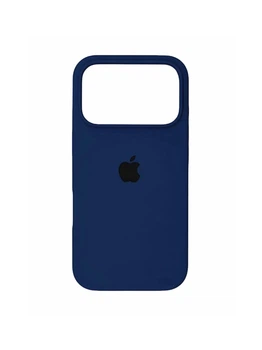 Чохол для iPhone 18 Pro силіконовий Soft-touch Silicone Case Full Size (AA) Deep Navy