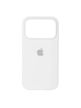 Чохол для iPhone 18 Pro силіконовий Soft-touch Silicone Case Full Size (AA) White