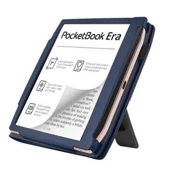 Чехол (обложка) с ремешком и подставкой для Pocketbook 700 Era/Color 7" (7707040) Синий