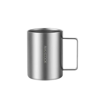 Кружка MAXCOOK MCB8708 нержавеющая сталь 316, двухслойная, 400 мл