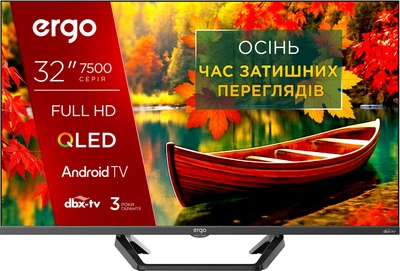 Телевизор Ergo QLED 32'' 32JFQ7500