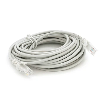 Патч-корд литой RITAR, CCA, UTP, RJ45, Cat.5e, 7m, серый Q250
