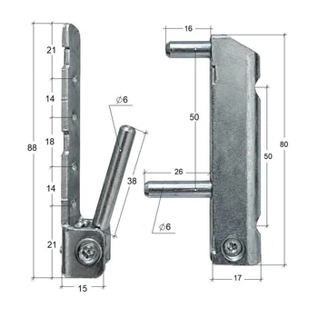 Петля нижняя Axor 130 кг