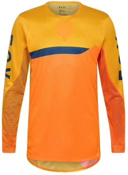 Джерси мотокроссовое Fox Flexair Jersey Fracture оранжевое, размер M