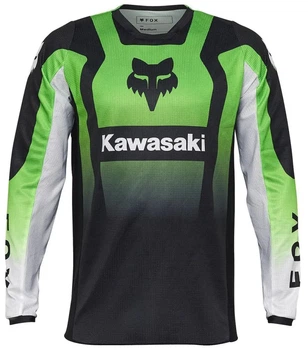 Джерси Fox 180 Kawasaki Flo Green размер L