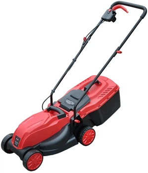 Газонокосарка Vitals Master EZP 3210j 1000 Вт 32 см чорна з червоним 6,7 кг