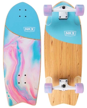Круїзер серфскейт NKX Wide Surfskate Series Olive Blue 30" (nkx482)