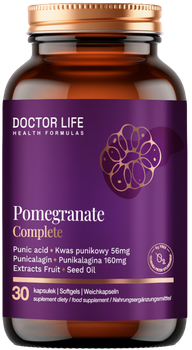 Екстракт граната Doctor Life Pomegranate Complete 30 капсул (5908062065232)
