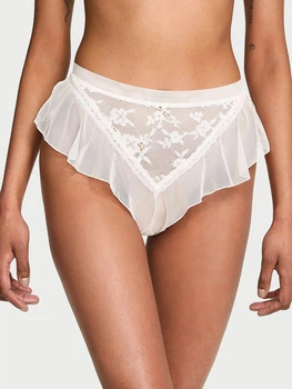 Трусики бразилиана женские Victoria's Secret 55520169 S Белые (1162675798)