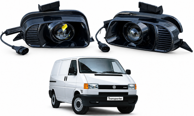 Светодиодные противотуманные фары LED ПТФ Volkswagen Transporter T4,управление через телефон