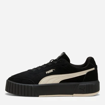 Женские кеды низкие Puma Carina Mia Sd 40263805 40 (6.5UK) 25.5 см Черный/Бежевый (4069161497872)