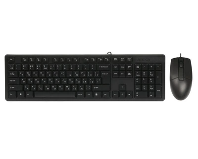 Комплект клавіатура+мишка KK-3+OP-330, USB, Чорна (KK-3330 Black)