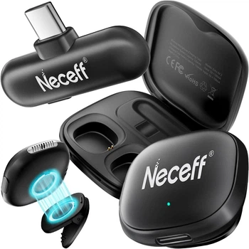 Петличный микрофон беспроводной Neceff Echo Air 2 USB-C с AI шумоподавлением и кейсом
