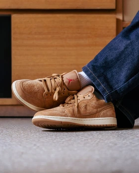 Кроссовки Air Jordan 1 Low «Flax» HV4089-200 (8.5us/26.5см 42eur)