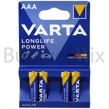 Батарейки VARTA Longlife Power AAA Alkaline лужні 4 шт