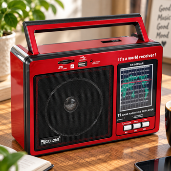 Радіоприймач портативний акумуляторний Golon RX-006 UAR FM радіо з USB виходом