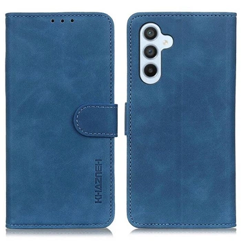 Чехол-книжка с застежкой KHAZNEH Retro Wallet для Samsung Galaxy S26 FE - Blue