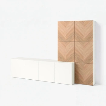 Поєднання з дверима ІКЕА BESTÅ 300x42x193 см Hedeviken Oak (s09612091)