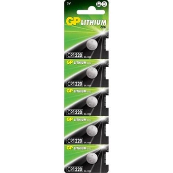 Батарейка Gp CR 1220 Lithium 3.0V * 1 (отрывается) (CR1220E-2CPU5 / 4891199001345)