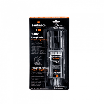 Клей для пластмаси двокомпонентний Senfineco 7002 Epoxy Plastic 30 г