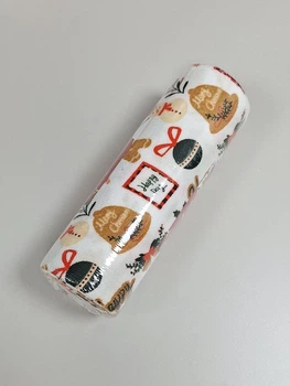 Полотенце отрывное в рулоне из микрофибры 25*25 см Happy Christmas