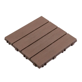 Плитка для тераси Uni-Floor PCV Eco Коричнева 29 x 29 x 2 см
