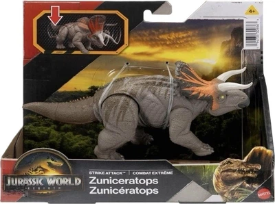 Фігурка Mattel Jurassic World атакуючий Зуніцератопс JGB77 JGB79 (194735309863)
