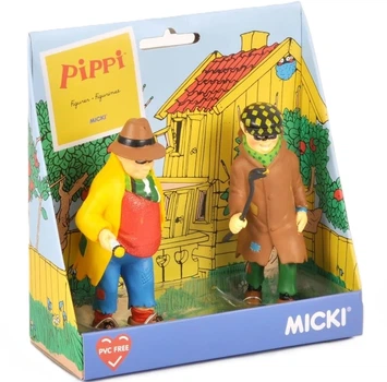Набір фігурок Micki Dunder Karlsson i Blom Pippi 2 шт (7315624437969)