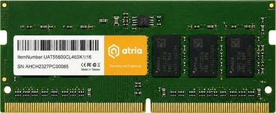 Оперативная память ATRIA SODIMM DDR5-4800 16384MB PC5-38400 (UAT54800CL46SK1/16)