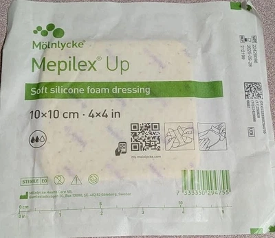 Медицинский водонипроницаемый пластырь Mepilex Border Flex 10 x 10 см для ран и травм кожи 10 шт