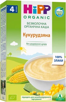 Органическая безмолочная каша HiPP Кукурузная 200 г (9062300139911)