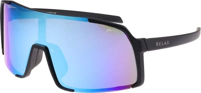 Окуляри Relax Dingo чорні матові лінза green TAC 1,0 мм ice blue platinum кат. 3