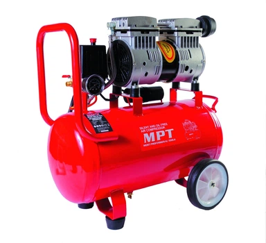 Компресор безшумний MPT PROFI OIL FREE 24 л, 800 Вт, 1450 об/хв, 7 атм. Red (MAC80243S) 4737164