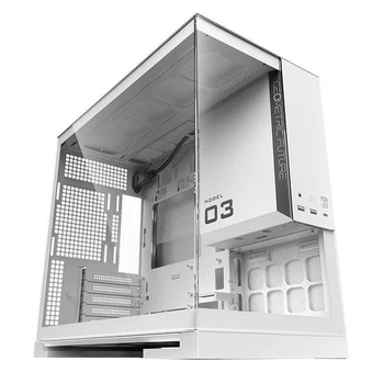 Корпус Geometric Future Model 3 Glass без БП White (GEO-M3-W)