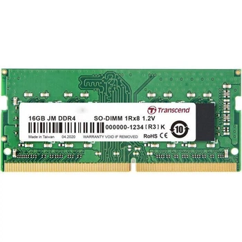 Модуль памяти Transcend DDR4 16GBb 3200 Mhz SO-DIMM (JM3200HSB-16G)