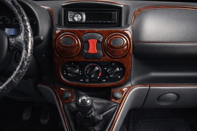 Накладки на Панель Приборов Алюминий для Fiat Doblo I 2005-2010 гг